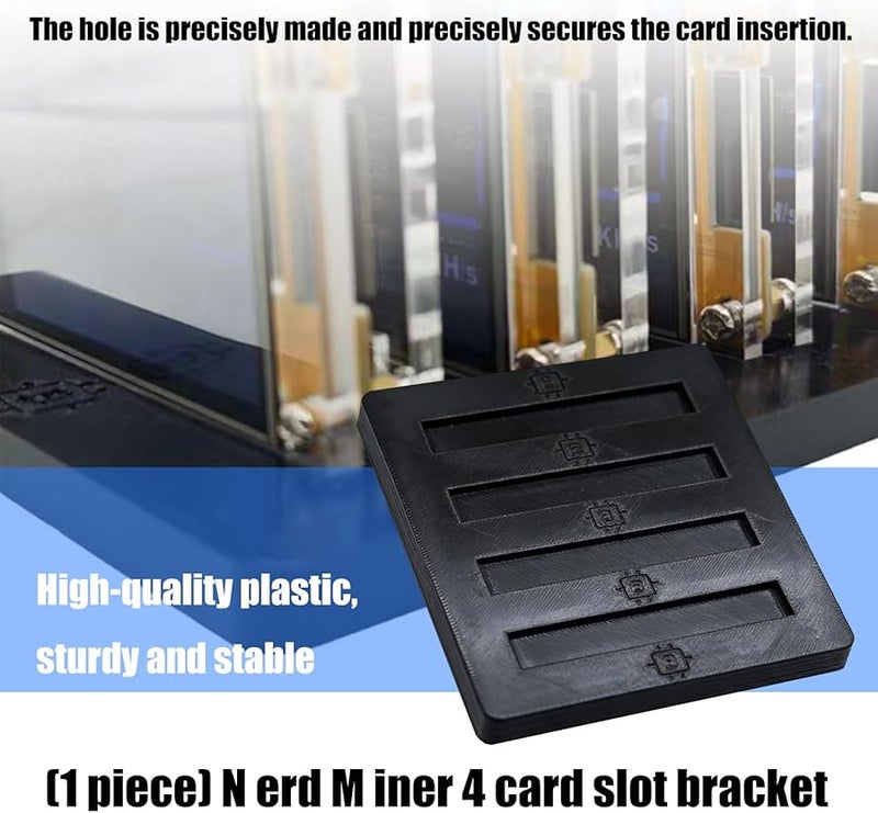 2 8 Inch 4 Slot Base Bracket Holder for NerdMiner NMMiner Quick Assembly Setup - Image 5